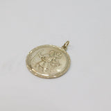 Sterling Silver St Christopher Travel Charm Pendant Vintage c1970