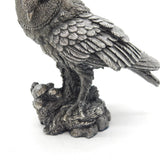 Country Artists Sterling Silver Filled Perched Owl Figurine Statue Vintage 1997