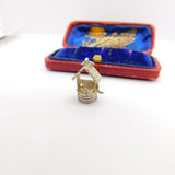 Sterling Silver Wishing Well Charm Pendant Vintage c1970
