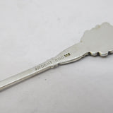 800 Silver Enamel Switzerland Souvenir Teaspoon Vintage c1970