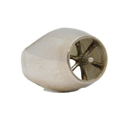Studio Sterling Silver Propeller Form Signet Ring Vintage c1970s