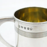 George III Sterling Silver Christening Mug Antique 1800 London