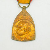 Belgium War Service Medal 1914-1918 Three Silver Bars Antique