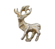 Sterling Silver Stag Deer Charm Pendant Vintage c1970s