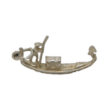 Sterling Silver Venetian Gondolier Charm Pendant Vintage c1970
