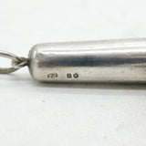 Victorian Sterling Silver Travelling Corkscrew Antique 1866 London