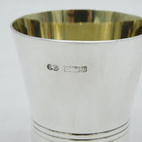 Robert Stewart Sterling Silver Whisky Tot Cup Vintage 1988 Birmingham