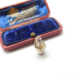 Sterling Silver Champagne on Ice Charm Pendant Vintage c1970