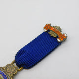 Sterling Silver & Enamel Croydon Inurance Institute Fob Vintage 1951 London