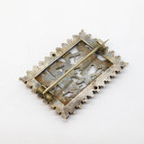 Victorian Aesthetic Movement Sterling Silver Sweetheart Bird Brooch Antique