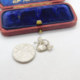 Sterling Silver Little Chicken Charm Pendant Vintage c1970