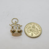 Sterling Silver Libra Weighing Scales Horoscope Charm Pendant Vintage c1970s