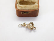 Sterling Silver Dancing Ballerina Charm Pendant Vintage c1970