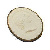 Grand Tour Period Large Moulded Plaster Classical Plaque Pendant Antique
