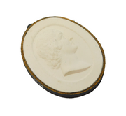 Grand Tour Period Large Moulded Plaster Classical Plaque Pendant Antique
