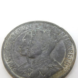 King George VI & Queen Elizabeth Coronation Medal Antique 1937 British