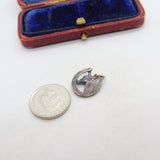 Sterling Silver Good Luck Horseshoe Charm Pendant Vintage c1970