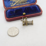 Sterling Silver Church Chapel Charm Pendant Vintage c1970