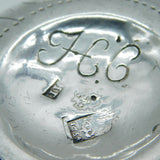 18th Century Russian Sterling Silver Floral Beaker Antique 1754 Moscow