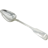 Irish George III Sterling Silver Double-Hallmarked Serving Spoon Antique Dublin
