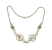Sterling Silver Carrick Rennie Mackintosh Celtic Style Necklace Vintage 1994