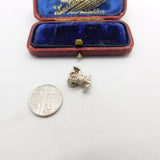 Sterling Silver Steam Engine Charm Pendant Vintage c1970