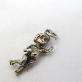 Sterling Silver Classical Cherub Charm Pendant Vintage c1970