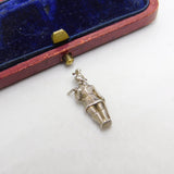 Sterling Silver Standing Soldier Charm Pendant Vintage c1970