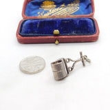 Sterling Silver Lawn Roller Charm Pendant Vintage c1970