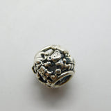 Sterling Silver Pandora Christmas Elves Charm Pendant Vintage c1970