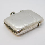 Edwardian Sterling Silver Vesta Case Antique 1906 Birmingham