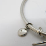 Sterling Silver Studio Jewellery Bangle Bracelet Vintage London c1990