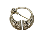 Sterling Silver Celtic Penannular Brooch Pin Vintage c1970s