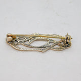 Sterling Silver Celtic Knot Studio Brooch Pin Contemporary c1990