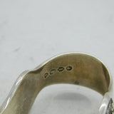 Victorian Sterling Silver Neoclassical Pattern Sugar Tongs Antique 1884 London