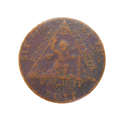 18th Century Prince of Wales Investiture Masonic Medal Antique 1790