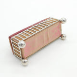 Victorian Silver Plated EPNS Jewellery Box or Pin Cushion Antique c1890