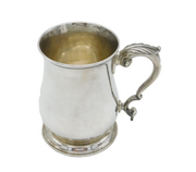 George III Sterling Silver Baluster Pint Tankard Mug Antique 1762 London