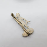 Australian Sterling Silver Aboriginal Hunting Figure Brooch Pin Vintage c1960