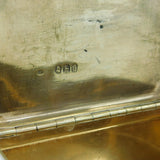 George IV Sterling Silver Table Snuff Box Antique 1821 London