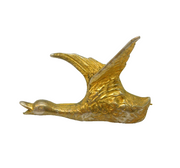 Sterling Silver Gilt Canada Goose Form Brooch Pin Antique c1930 Art Deco