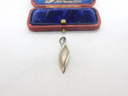 Sterling Silver Twist Charm Pendant Vintage c1970