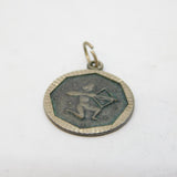 Sterling Silver Sagittarius the Archer Charm Pendant Vintage c1970s