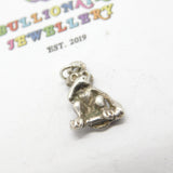 Sterling Silver 'Speak No Evil' Monkey Charm Pendant Vintage c1970