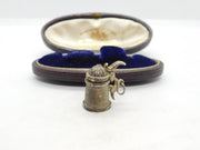 Sterling Silver Little Beer Tankard Charm Pendant Vintage c1970