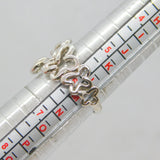 Sterling Silver Open Floral Design Studio Ring Contemporary c2000 Size L 1/2