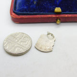 Sterling Silver and Enamel Blackpool Travel Shield Charm Pendant Vintage c1970