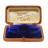 Victorian Tooled Leather Jewellery Bracelet Box Antique c1900s Chelsea, London