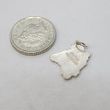 Sterling Silver Enamel Devon Souvenir Charm Pendant Vintage c1970s