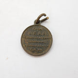 Edwardian Nelson Centenary Victory Copper Medallion Token Antique 1905